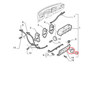 Schaltkanuf Regler Ofen Lancia Y10 Original 46721103