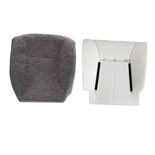 Cloth Mist Gray Driver Side Bottom and Foam Cushion Replacement Seat Cover