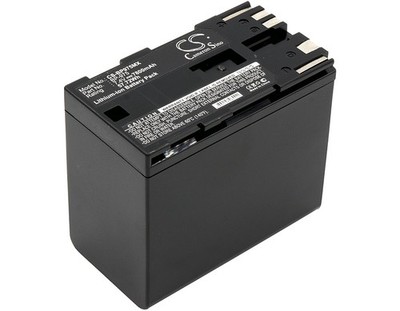 Battery for Canon XF300 XF100 BP-975 7800mAh 7.4V Li-ion Replacement