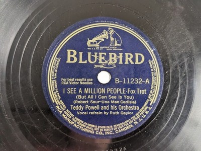 Teddy Powell - 78 RPM Bluebird - I See A Million People / Jungle Boogie - R4