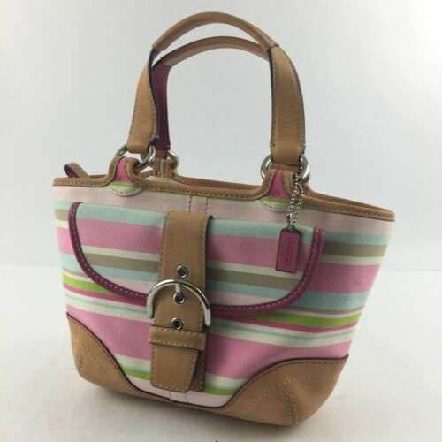 Vintage Red Leather Drawstring Coach Legacy West Hampton  display picture 3