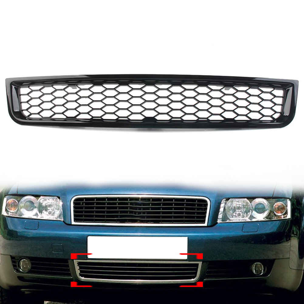 Car Front Bumper Lower Honeycomb Mesh Grille For Audi A4 B6 2001-2005 8E0807647