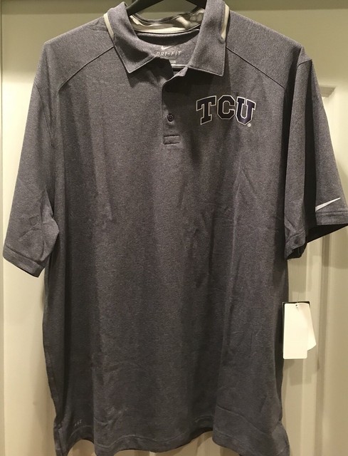 black tcu polo