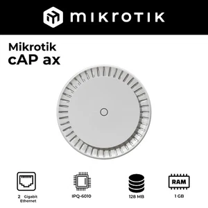 MikroTik cAP ax Gen 6 802.11ax Point d'accès sans fil (cAPGi-5HaxD2HaxD)