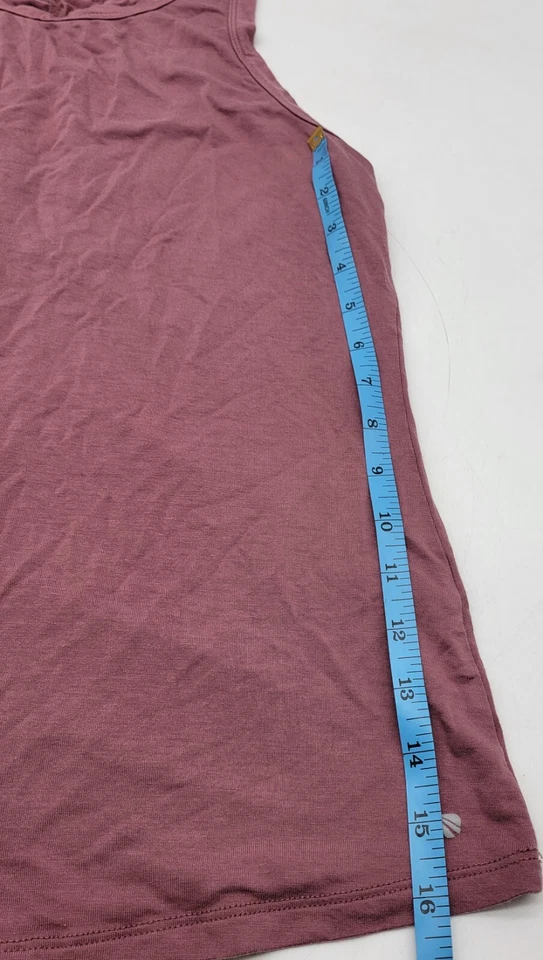 Camiseta sin mangas Marika para mujer talla grande granate espalda de corredor Foto 2 de 4