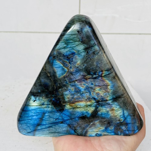 Natural Labradorite Quartz Crystal Freeform Mineral Specimen Healing 1180g - Picture 2 of 13