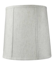 Drum Lamp Shade 12"x14"x15" Textured Oatmeal Fabric