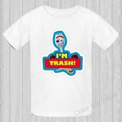 Forky T Shirt Toy Story Short I M Trash Custom Shirt Ebay