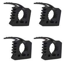4PCS Quick Release Rubber Mount Clamps 1"-1.33" Diameter UTV ATV Off-Road Tools