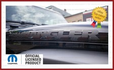2018 - 2026 Jeep Wrangler Hood Vinyl Decals Graphics Stickers Jl Blackout Sj4t7