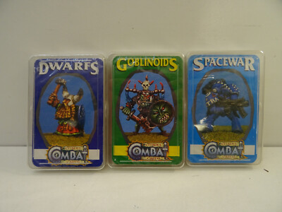 CARTE 3 MAZZI CITA DEL COMBA SPACEWAR GOBLINOIDS DWARFS SIGILLATE-FR-N15