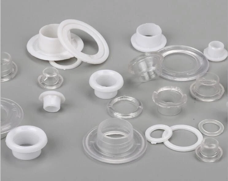 Plastic Eyelets Grommet 5mm 12mm White clear Leather Craft W Punch Dye Tool Set