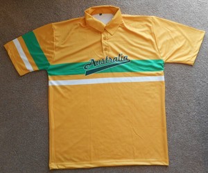 australia retro cricket shirt
