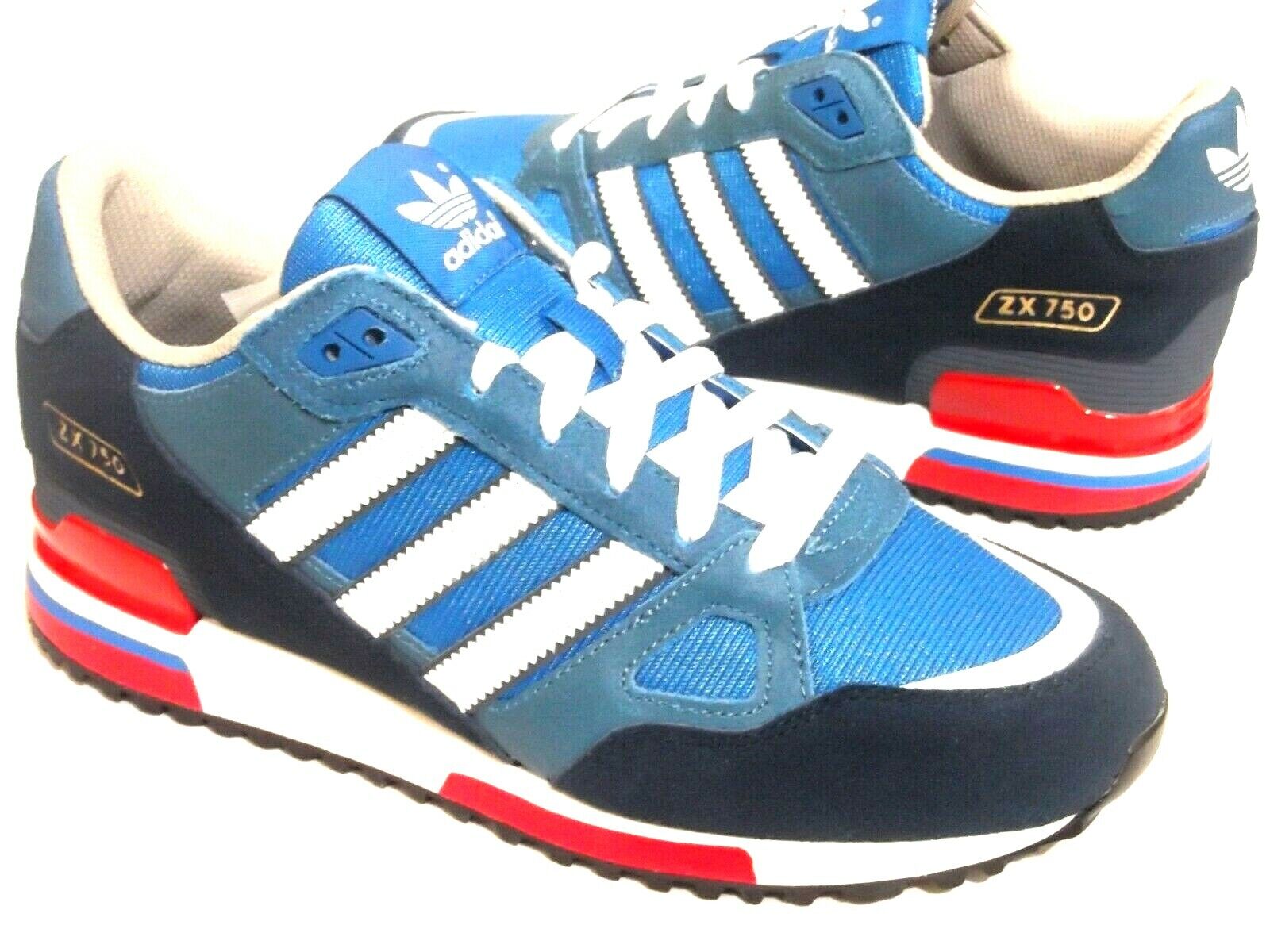 Adidas ZX 750 Originals Zapatos Para Hombre Entrenadores Reino Unido Talla 7 a 12 G96718 eBay