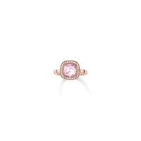 Thomas Sabo Secret Of Cosmo Rose Pink Glam & Soul Ring Size 56 (uk P) Thomas Sabo Secret Of Cosmo Rose Pink Glam & Soul Ring Size 56 (uk P)