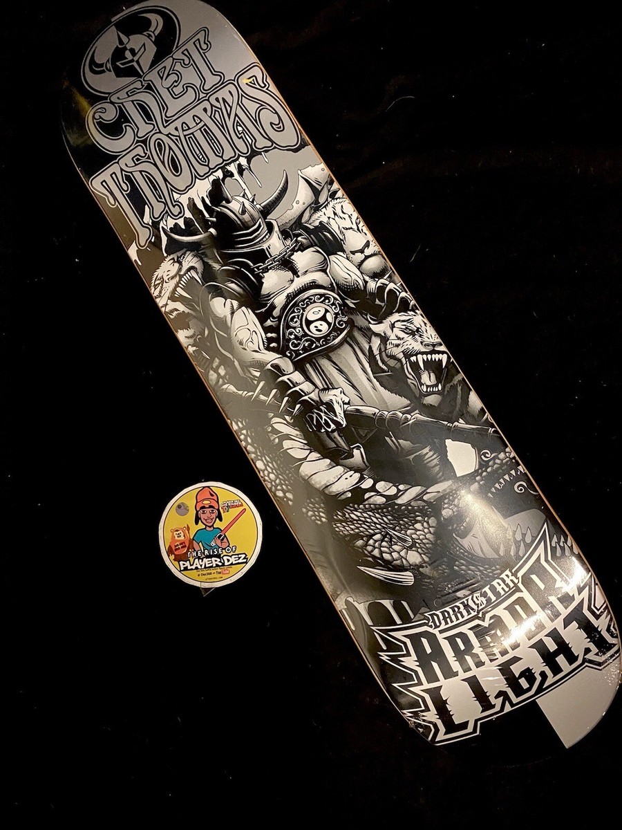 RARE Chet Thomas Armor Light Metallic Darkstar Warrior Skateboard