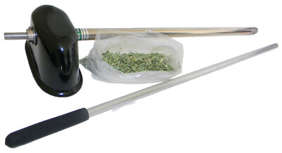 Hay Bale Sampler Probe, 18'' Depth, 3/8'' Drill-Type for Sampling Forage