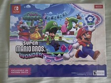 Super Mario Bros. Wonder US Preorder Exclusive Sticker Sheet Factory Sealed