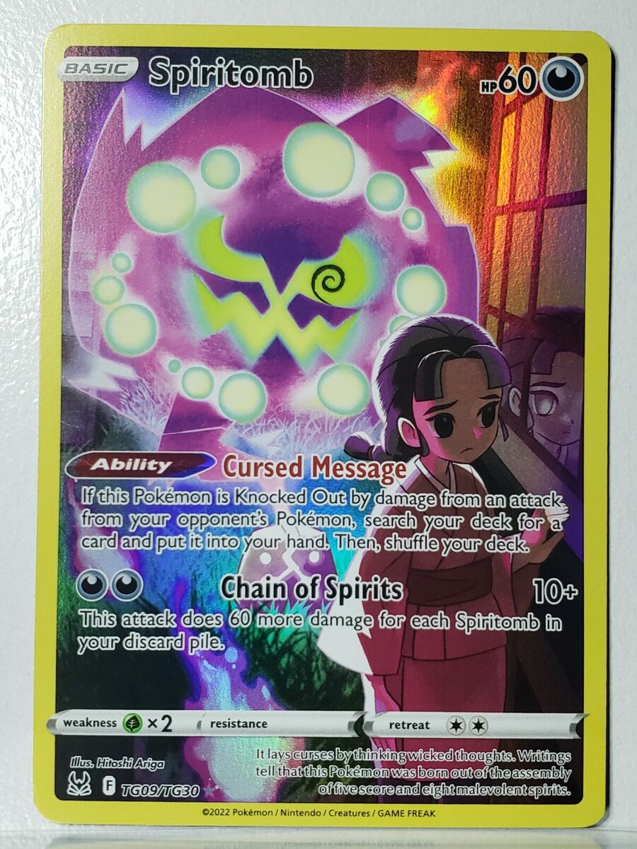 Pokemon : SWSH LOST ORIGIN SPIRITOMB TG09/TG30 CHARACTER RARE