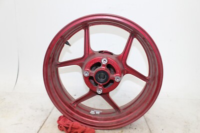2007-2008 KAWASAKI ZX 6R ZX 636 OEM REAR WHEEL RIM RED STRAIGHT | eBay