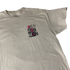 Vintage Dennis Rodman T-Shirt Large Bad As I Wanna Be Rap Tee Rod Man