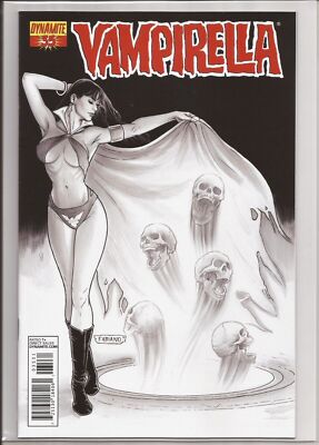 VAMPIRELLA #35 - High-End Fabiano NEVES B&W Variant - ULTRA LTD to 50 - W/COA