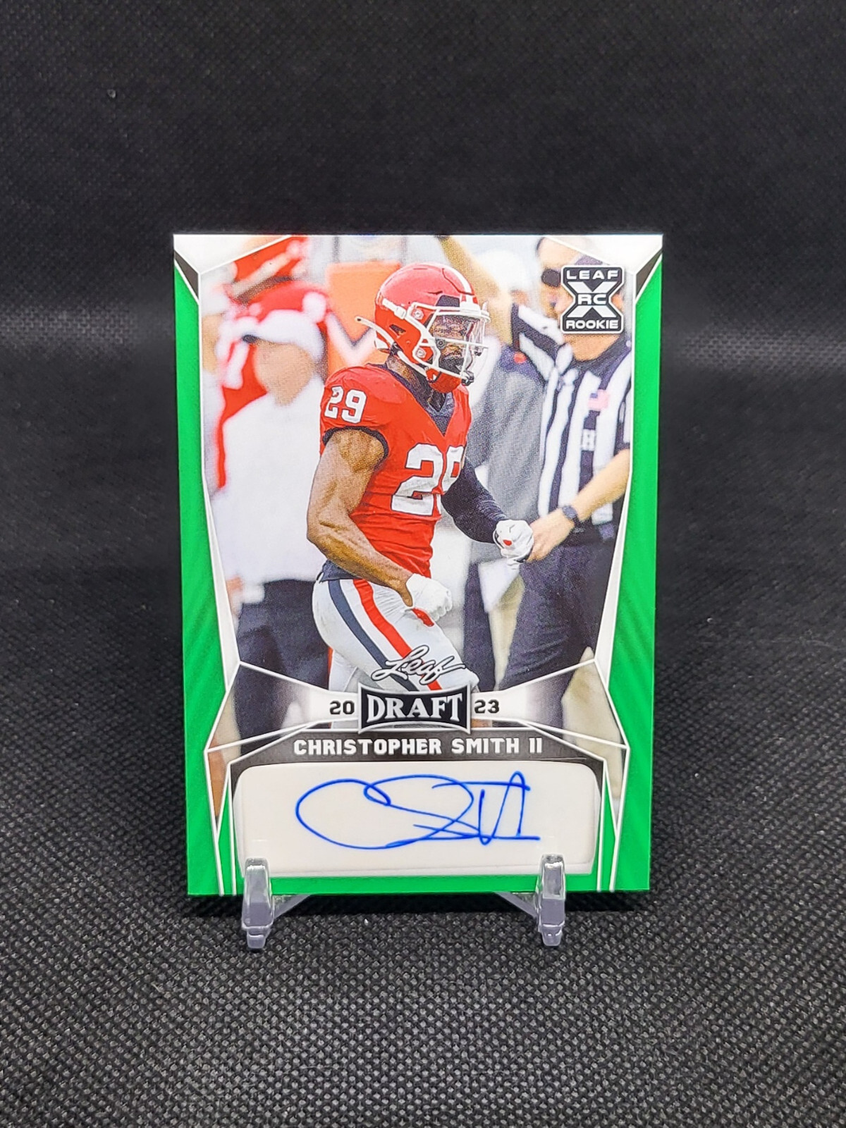 2023 Leaf Draft Christopher Smith II Auto #BA-CS1 Las Vegas Raiders 