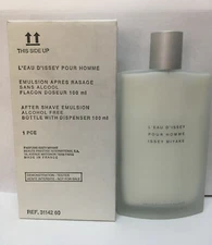 Issey Miyake L'eau D'issey Pour Homme After Shave Emulsion Balm 3.3 / 3.4 Oz  TT