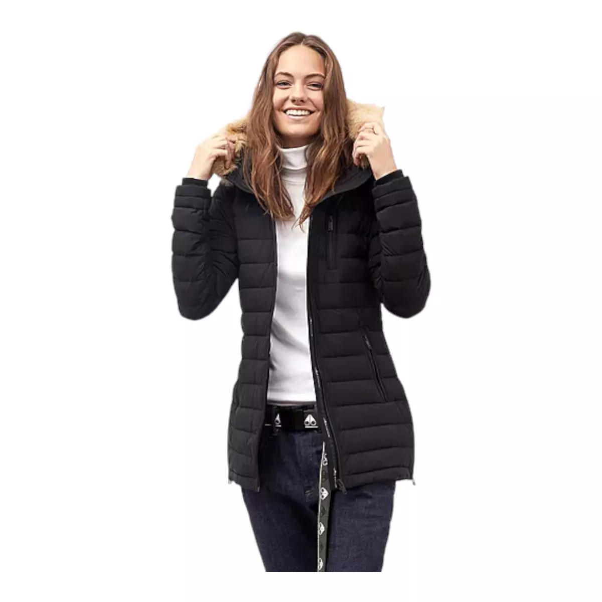 Moose Knuckles Women s Coat MK8517LFFH Black BRAND NEW WITH TAG
