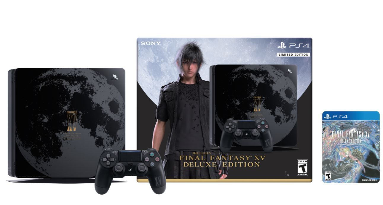 varsel En begivenhed Uovertruffen PlayStation 4 1TB Console: Limited Edition Final Fantasy XV Deluxe - Black [ PS4] | eBay