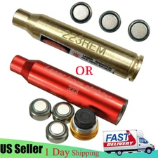 Red Laser 223REM Bore Sighter Sight Cartridge 5.56 Dot Boresighter F Hunting US