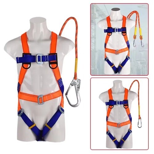 Five-Point Safety Harness Worker Outdoor Construction Protection