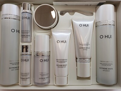 O HUI Extreme White 4tlg Special Set 8 Items, Korean Cosmetics, Kbeauty, Probe