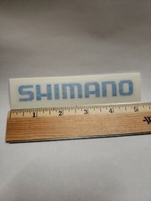 4.75" SHIMANO - BLUE -  BIKES BMX Mountain Road Bike Ride FRAME STICKER DECAL