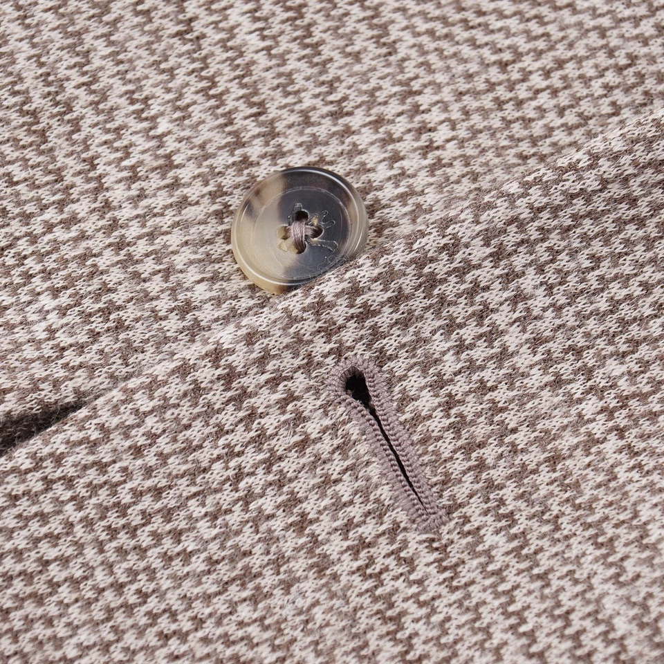 Abrigo deportivo Isaia 'Capri' tejido suave jersey lana-seda-lino 40R (UE 50) NUEVO CON ETIQUETAS Foto 4 de 4