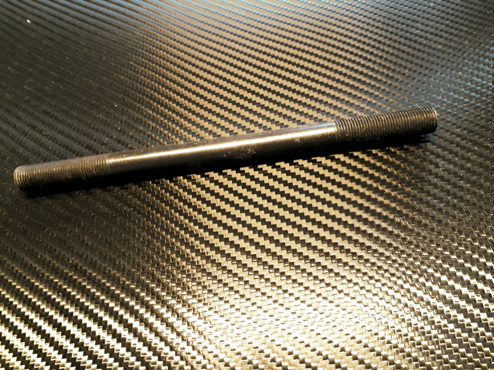 Axe de roue arrière 160mm x 10mm en acier pour mobylette Peugeot 103