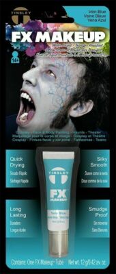 Tinsley Transfers FX Vein Blue Water Based Cream Face Makeup Body