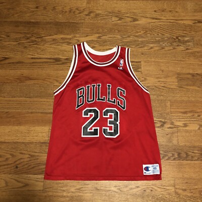Vintage Michael Jordan Champion Jersey Size 48 Chicago Bulls | eBay