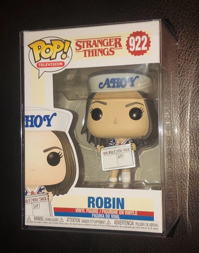Funko Pop! Stranger Things - ROBIN #922 NETFLIX SCOOPS AHOY! IN HAND! RARE! Pop