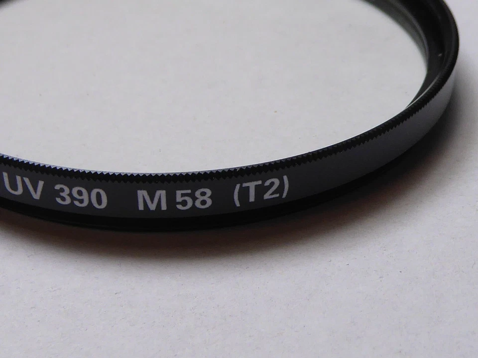 58MM UV 390 HAMA LENS FILTER c14 t2 C14 T2 M58 QUALITY GENUINE ORIGINAL - Image 2 of 4