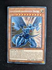 Leuchtender blauäugiger Drache - LCKC - Near Mint - DE