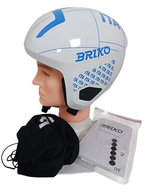 Briko Helm - SHINY WHITE-SCIENCE BLUE - Gr. L -- 0097/501