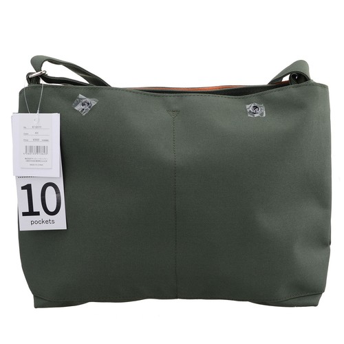 Green Anello 10 Pockets Shoulder Fashion Cross-Body Message Tablet Travel Bag - Afbeelding 1 van 6