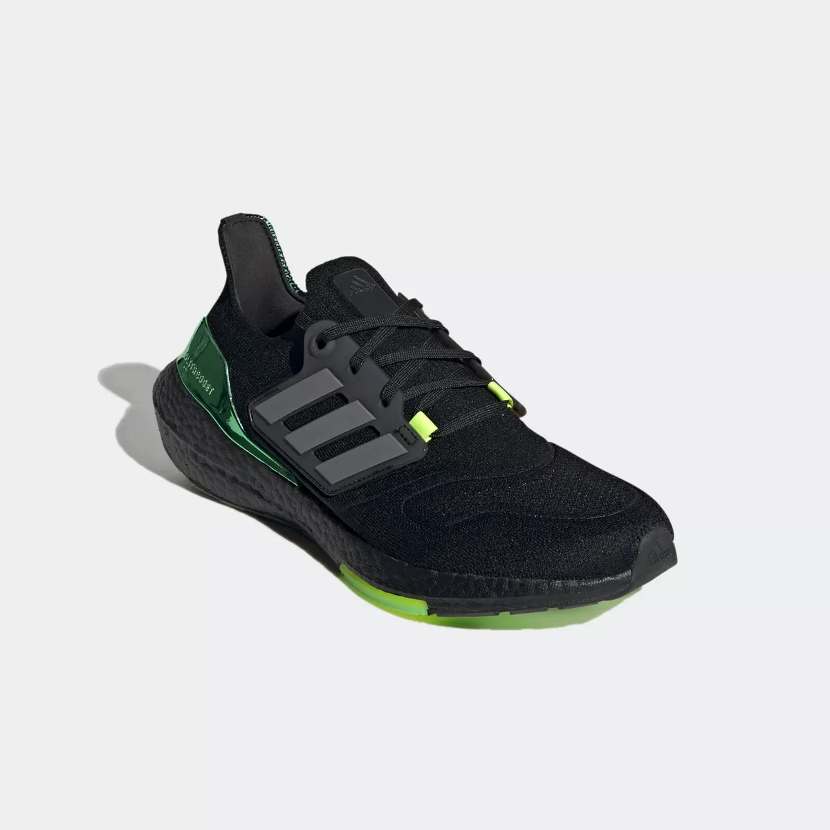 Men s Adidas UltraBoost 22 Running Shoes Black Beam Green Sz 7