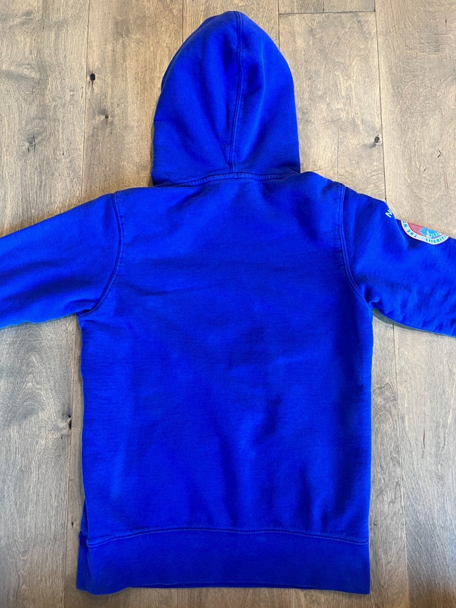 The North Face 2017 Expedition Antarctica Hoodie Sweatshirt Purple