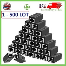 RJ45 Inline Coupler Cat7 Cat6 Cat5e Cat5 Ethernet LAN Network Cable Adapter Lot