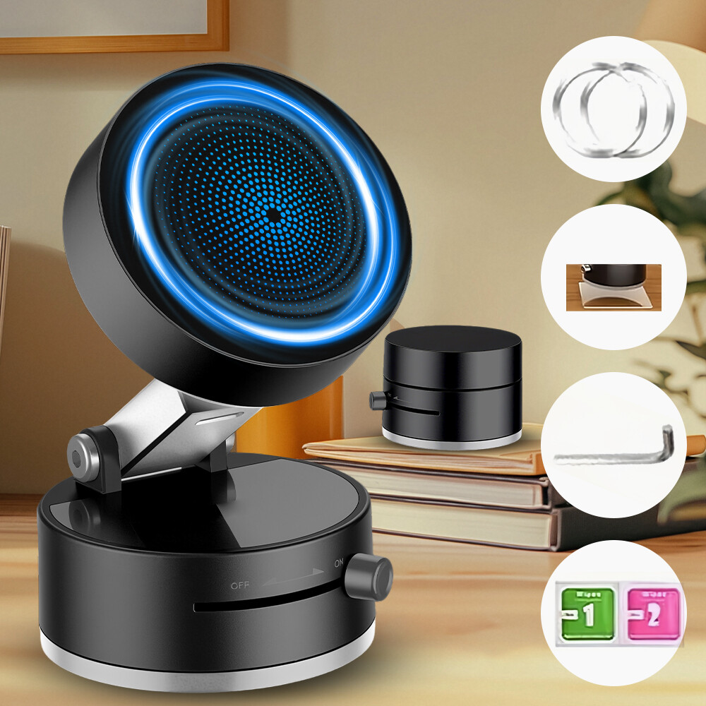 For Car/Bathroom/Gym/Kitchen Foldable Adjustable Vacuum Magnetic Phone Holder
