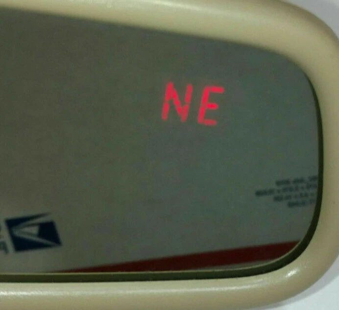 Espejo retrovisor oculto brújula gris atenuado automático Audi A4 S4 A6 S6 2005-2010 Foto 4 de 4