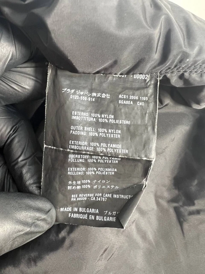 Prada Sport SGA80A Nylon Jacket 46 - Image 4 of 4