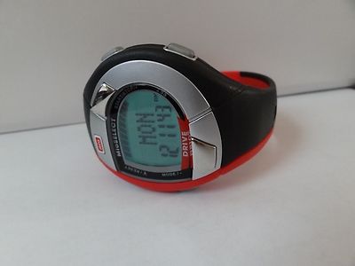 Mio Drive ECG Accurate Strapless Heart Rate UNISEX Sport Watch ~ Black Red